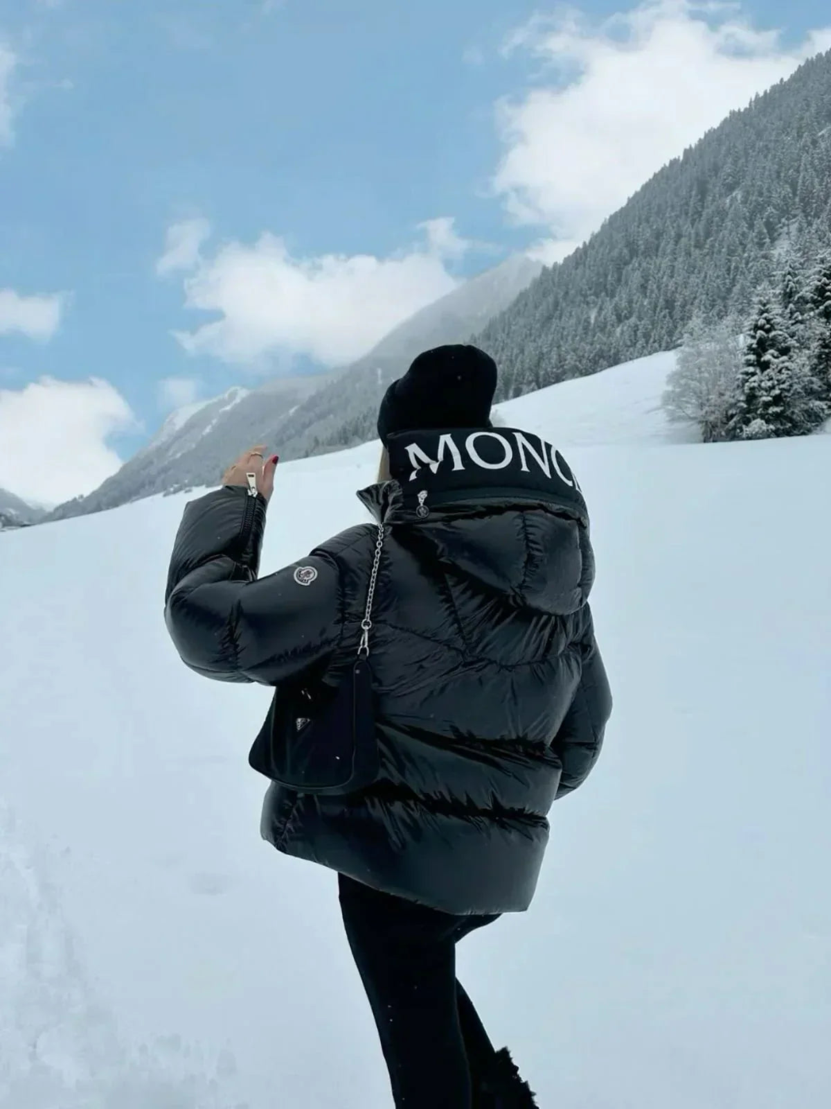 "MC" Logo Puffer